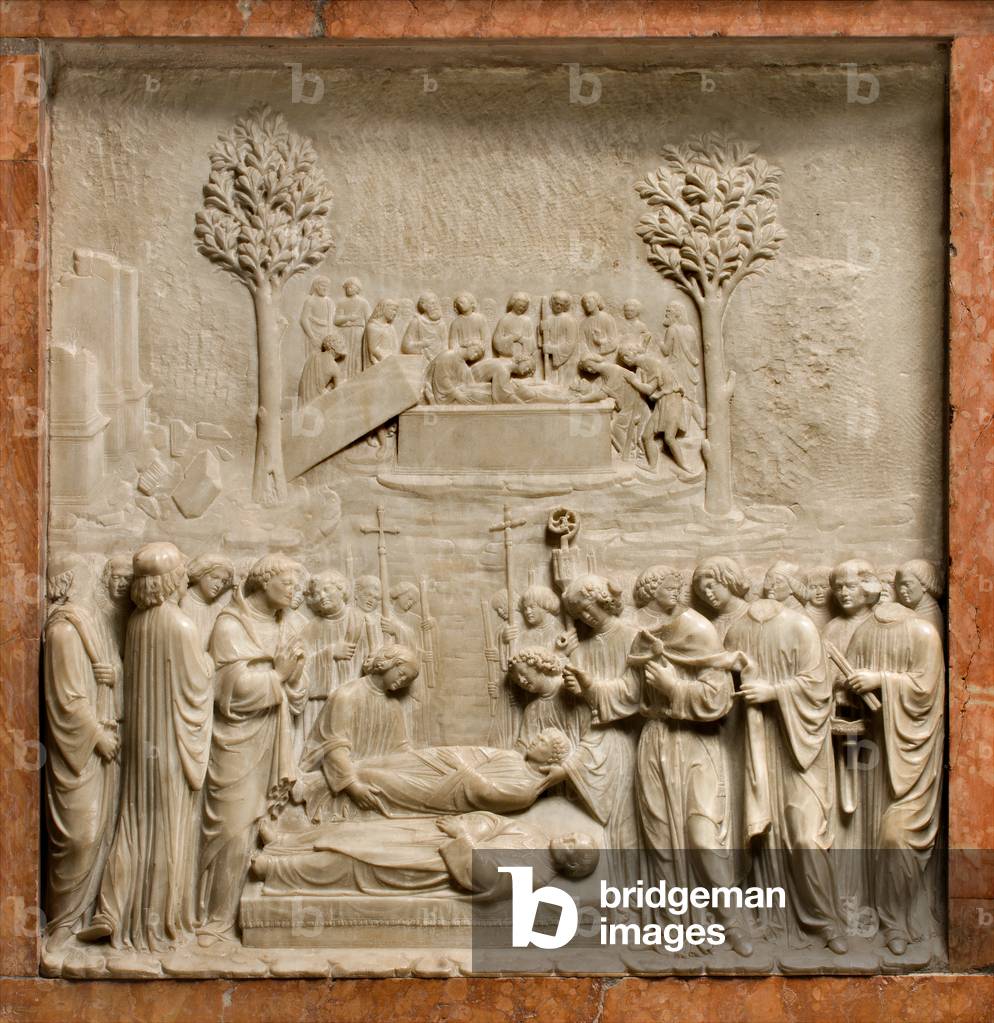 Crypt, Ark of Saints Marcellinus and Peter Exorcist, Benedict Briosco 1506-08, Burial of Saints Marcellinus and Peter