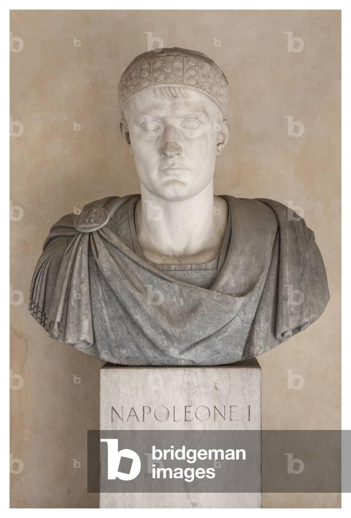 Bust of Napoleon I, 19th century (marble)