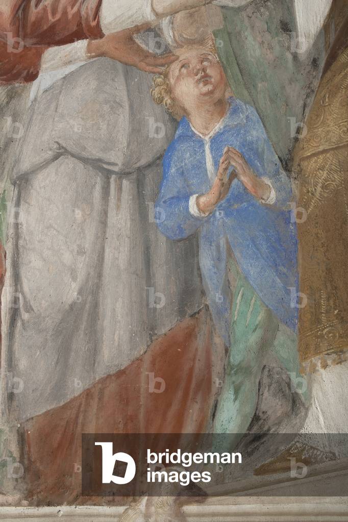 Child, detail from the Presentation of Jesus in the Temple, 1623-34 (fresco)