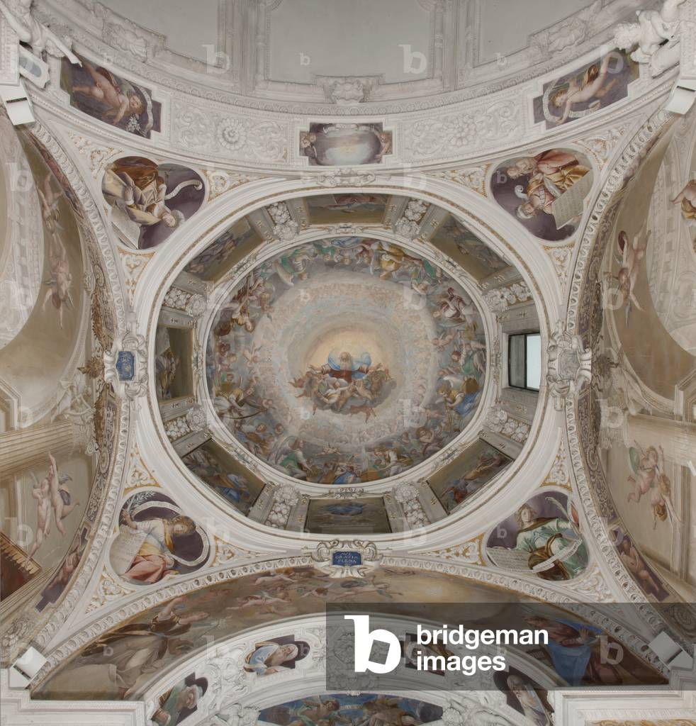 Paradise with Eternal Father, c.1623-34 (fresco) (detail of 3496185)