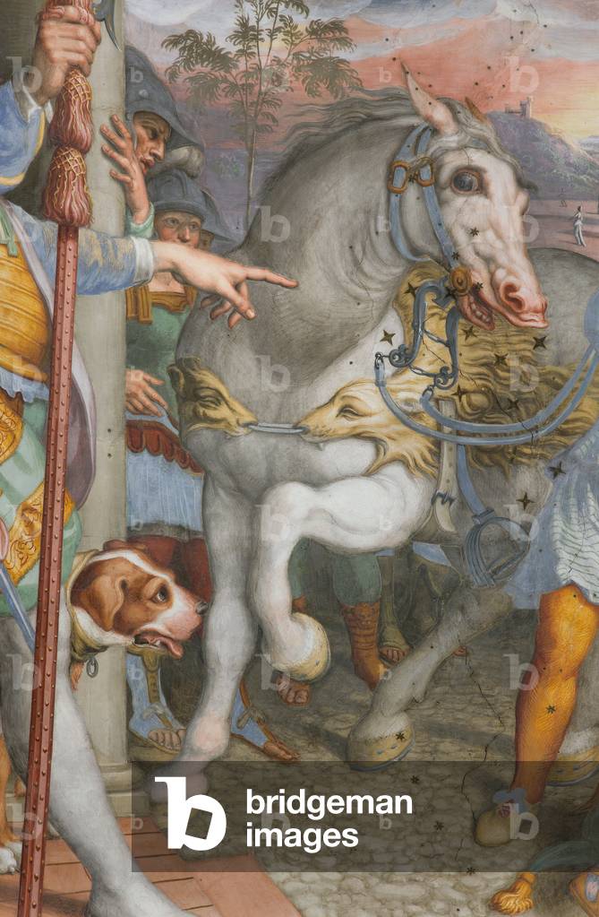 Apse, Antonio Campi, Meeting of Jesus with the centurion Cornelio 1582-84, Detail