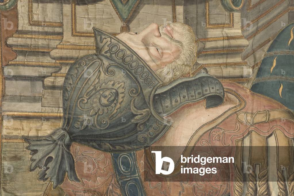 Il Gonfalone di Milano, detail, 1565-66 (tempera and embroidered fabric)