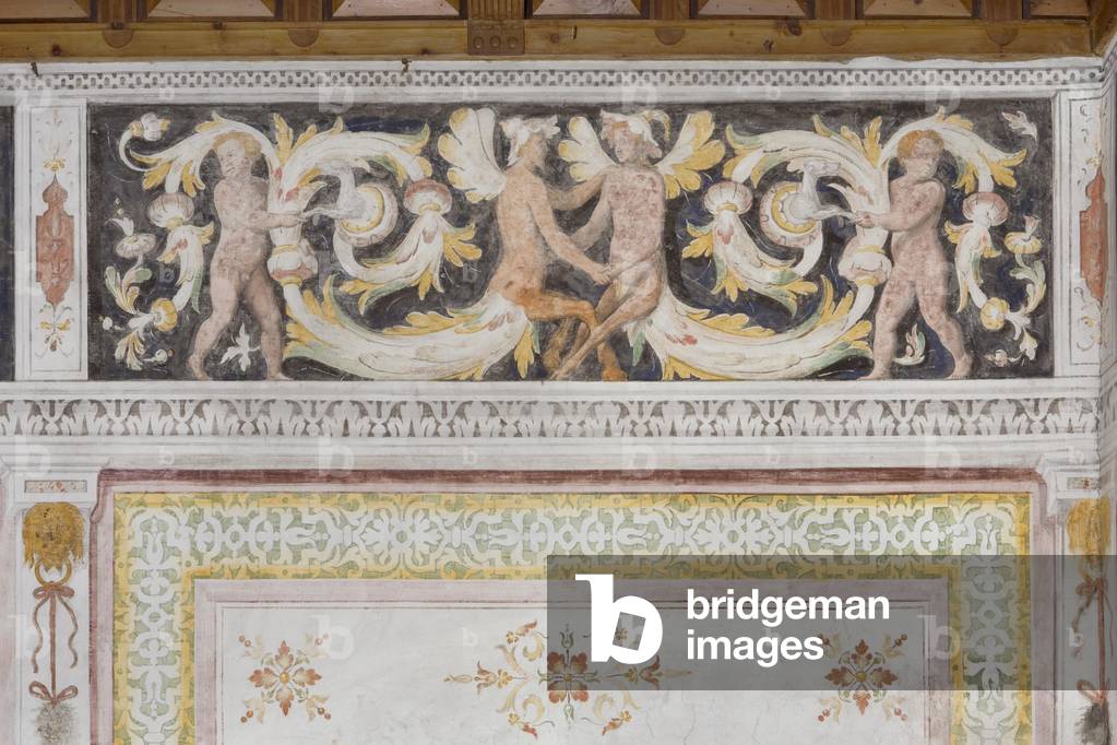 Room of the Amorini, detail (fresco)