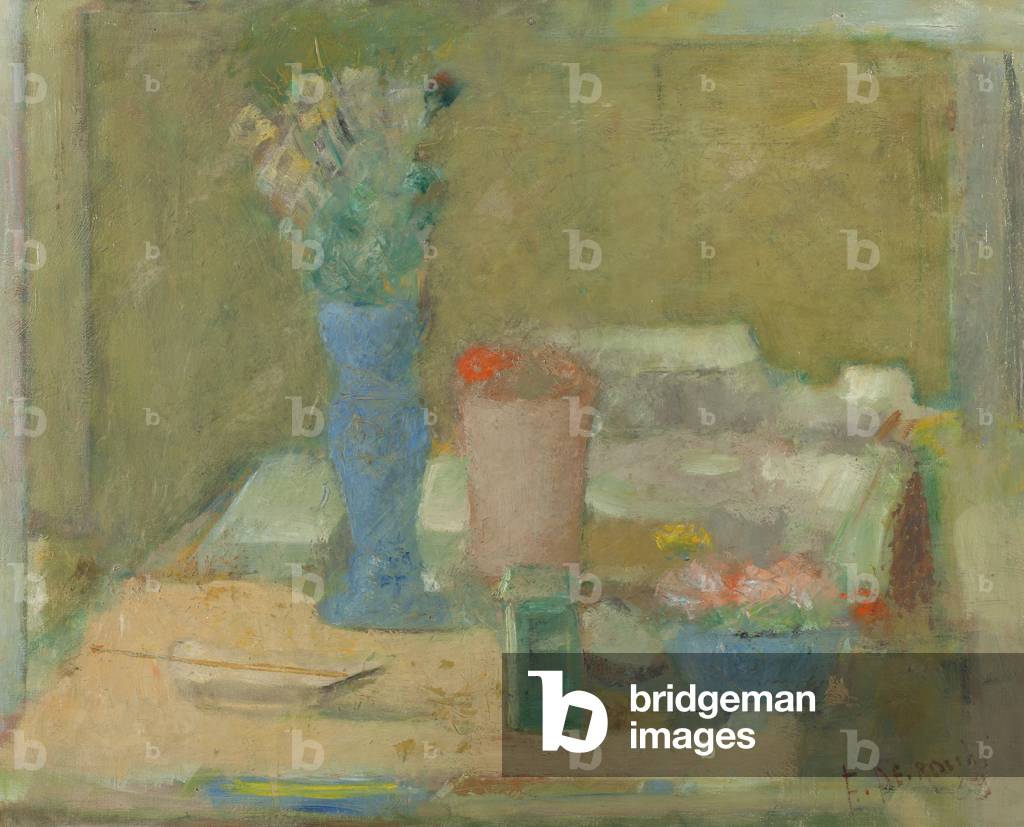 Il tavolo del pittore, 1959