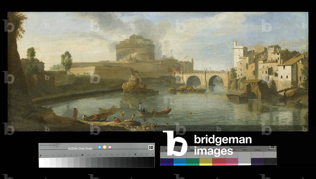 View of Castel Sant'Angelo, 1700-15 (oil on canvas)