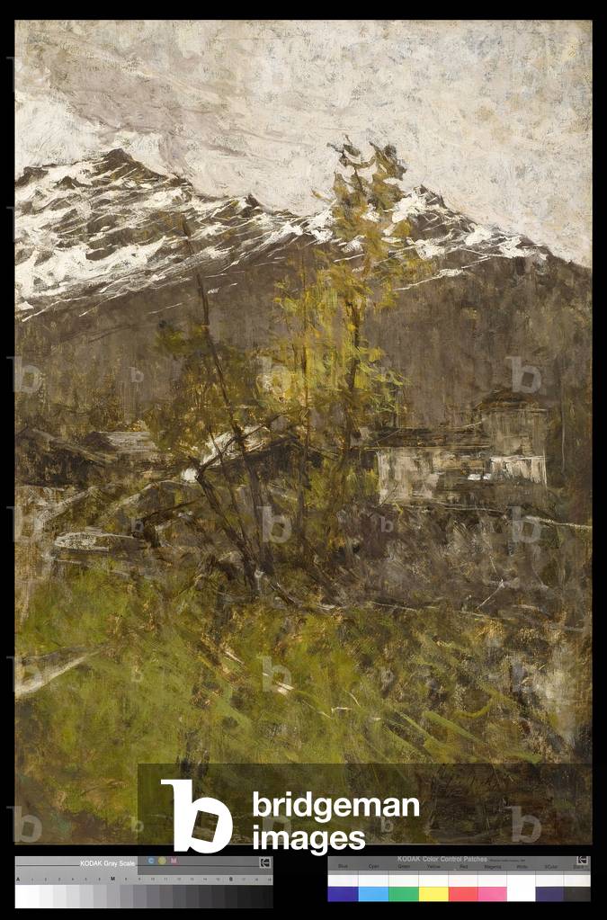 First Snow or Landscape, 1889 (oil on canvas)