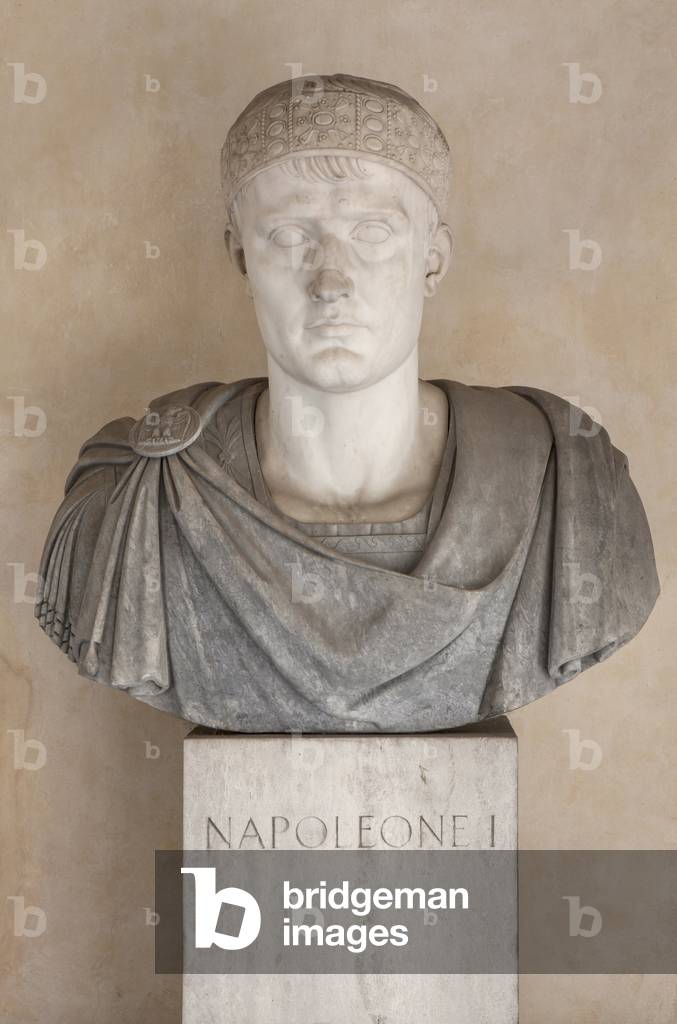 Bust of Emperor Napoleon I (1769-1821) (marble)
