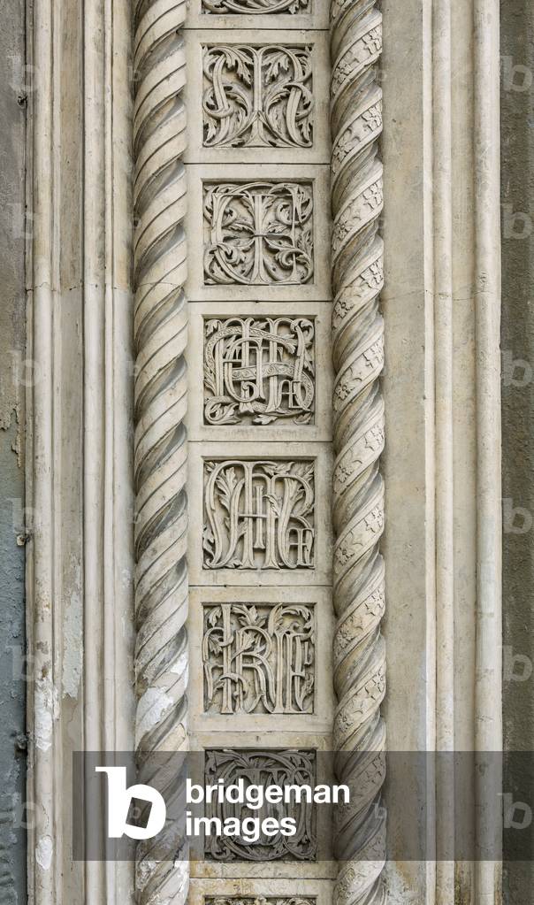 Portal Facade, Chiesa Santa Maria del Carmine, Milan, Italy (photo)