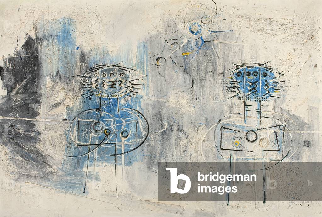 Personaggi su bianco, 1956