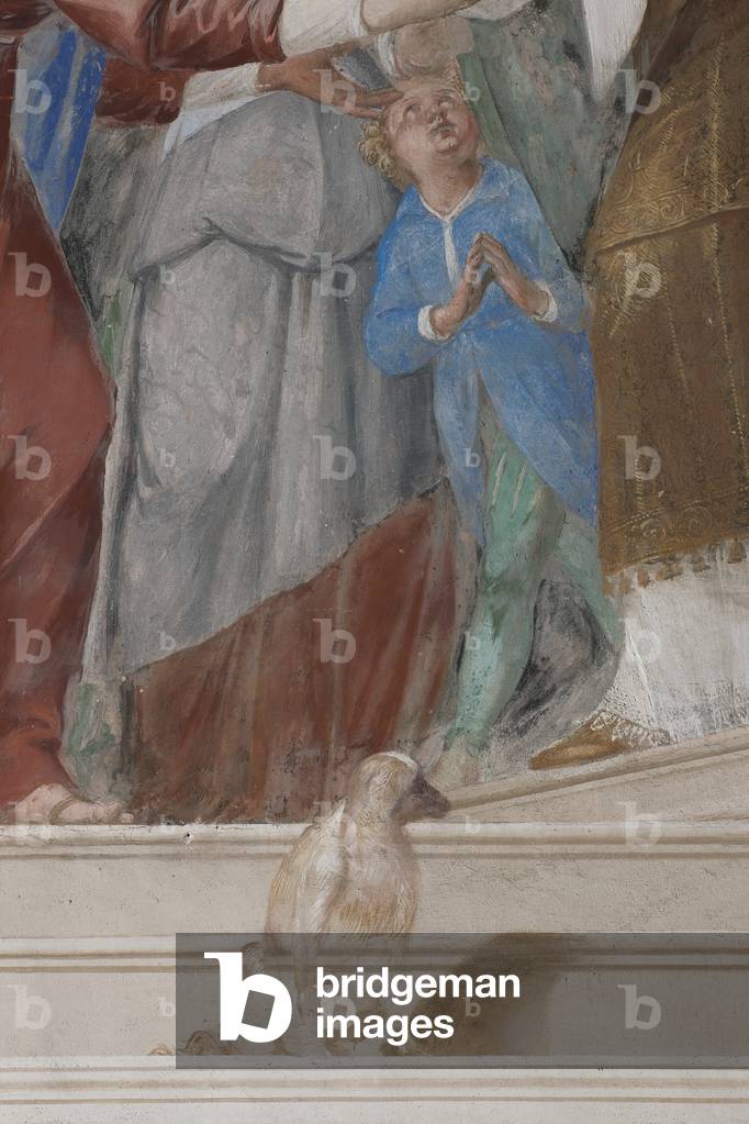 Child, detail from the Presentation of Jesus in the Temple, 1623-34 (fresco)
