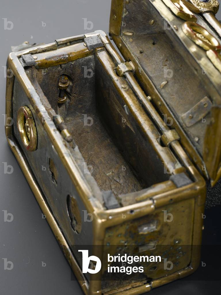 The Monymusk Reliquary, c.8th century AD (bronze, silver, wood, copper alloy, glass, enamel)