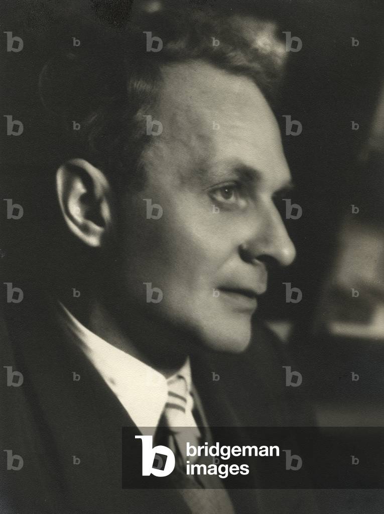 Stephen Spender, Berlin, 1957 (b/w photo)