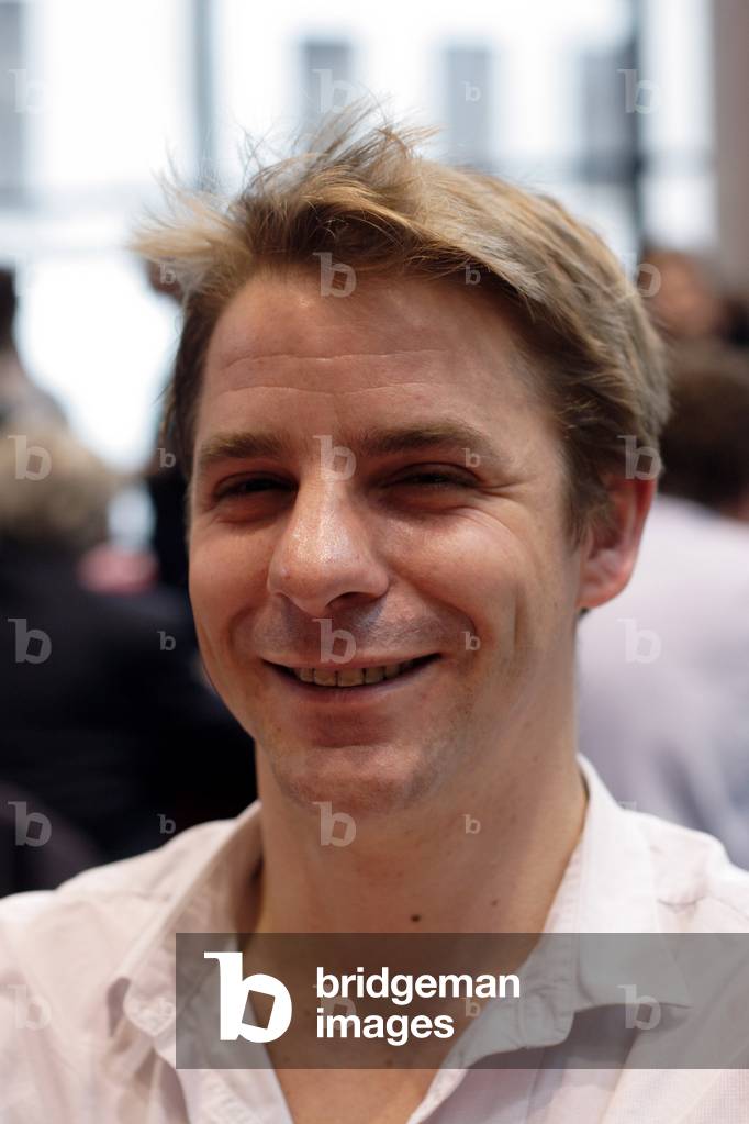 Raphaèl Kraft in December 2007, Paris. French writer and novelist.