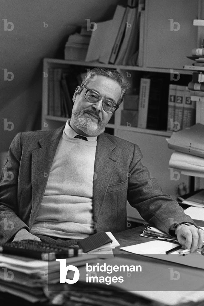 Albert Memmi, 1987 (b/w photo)