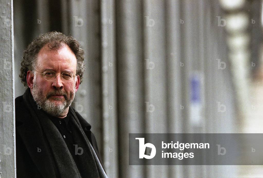 Simon Bainbridge - portrait of the English conductor in Paris, February 2006. b. 1952.