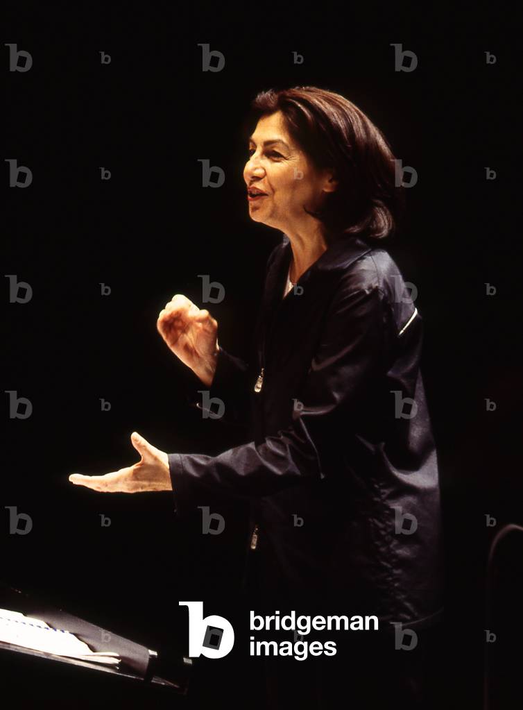 Claire Gibault - French conductor, Paris, 2000.
