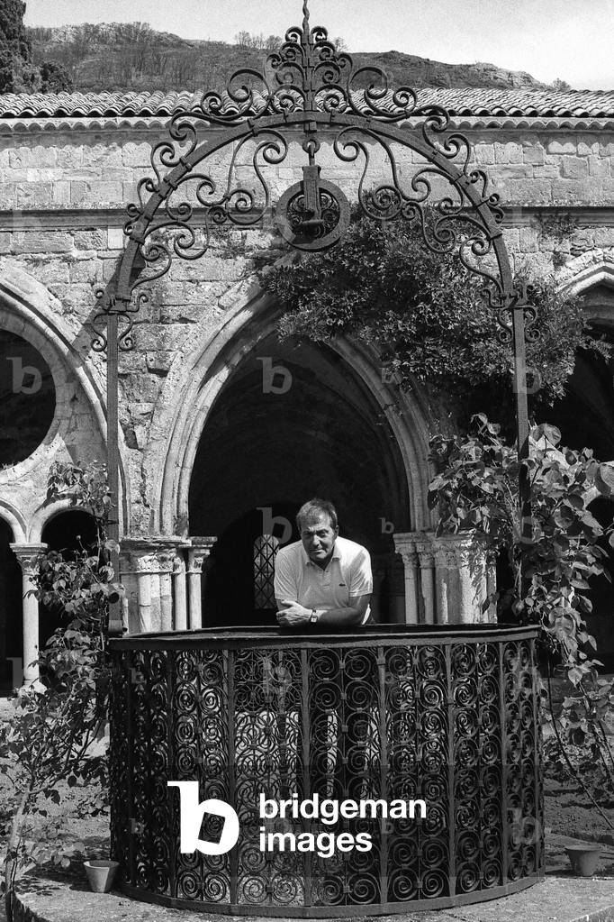 Aldo Ciccolini - portrait of the French born Italian pianist - 1925 - 2015) Abbey of Fontfroide in 1987