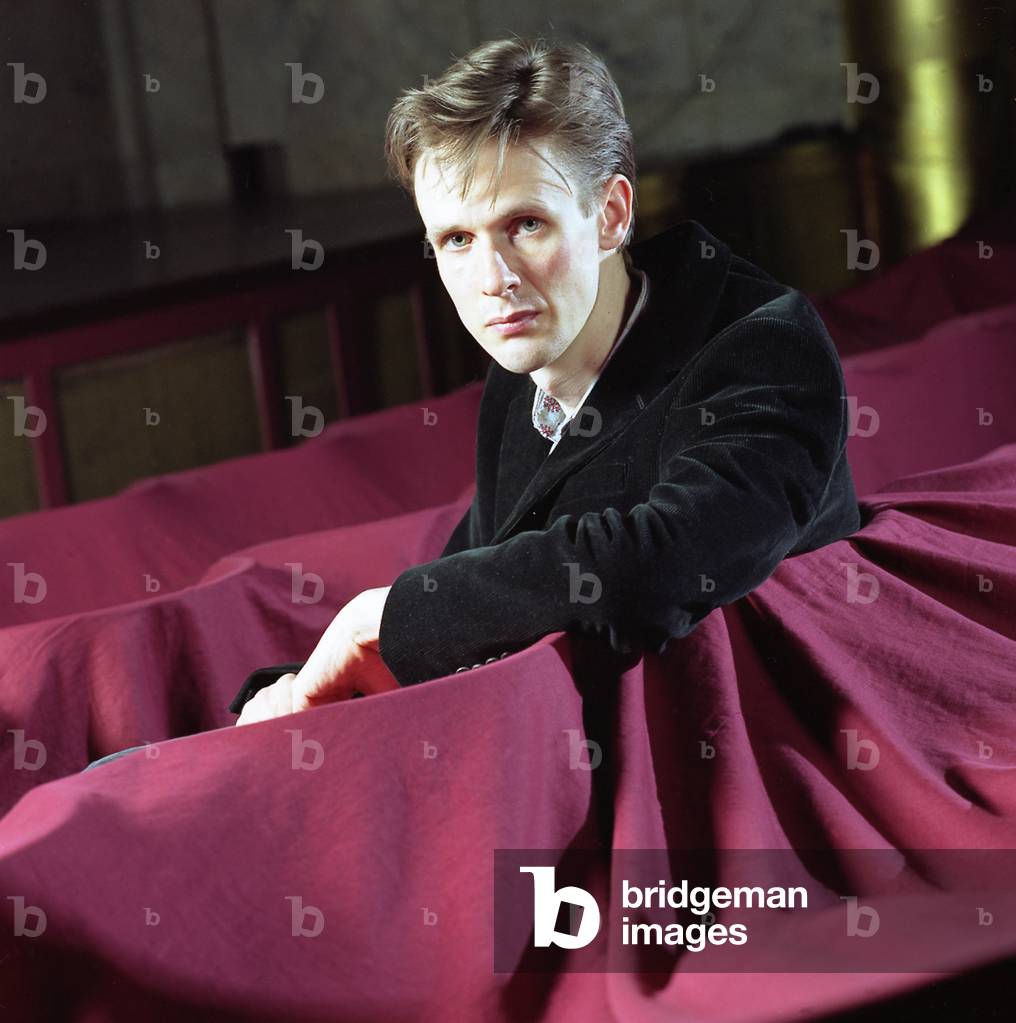 Ian Bostridge - portrait of English tenor, Paris 2003. born 25 December 1964.