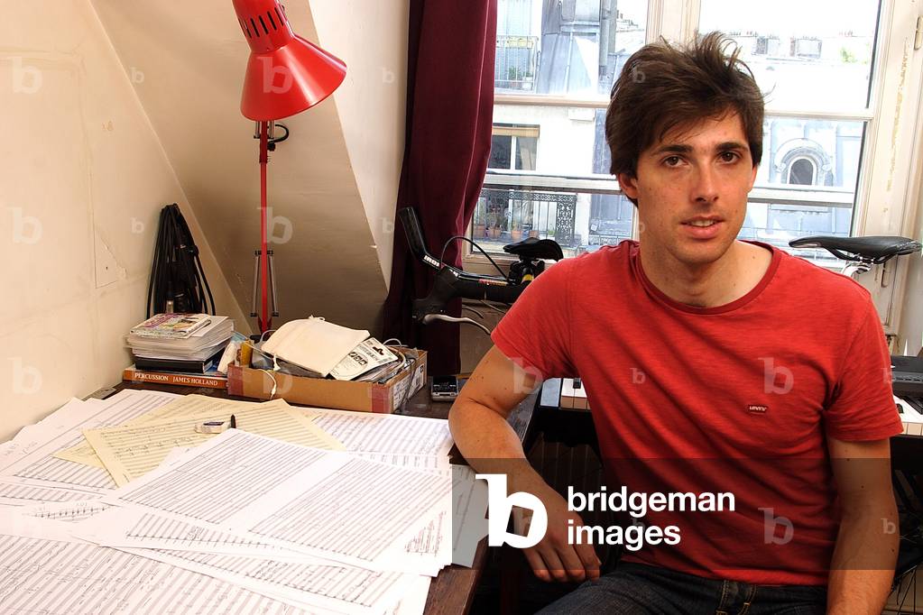 Ben Foskett (b. 1978) - portrait of the British composer, Paris, June 2009.