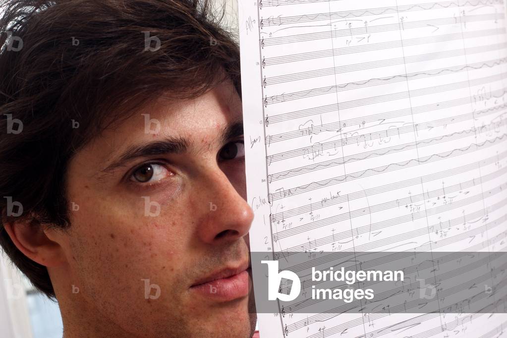 Ben Foskett (b. 1978) - portrait of the British composer, Paris, June 2009.