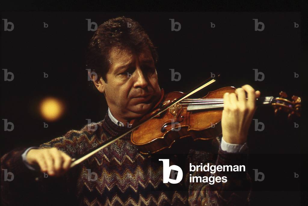 Pierre Amoyal - portrait of the French violinist, December 1995. b. 1949.