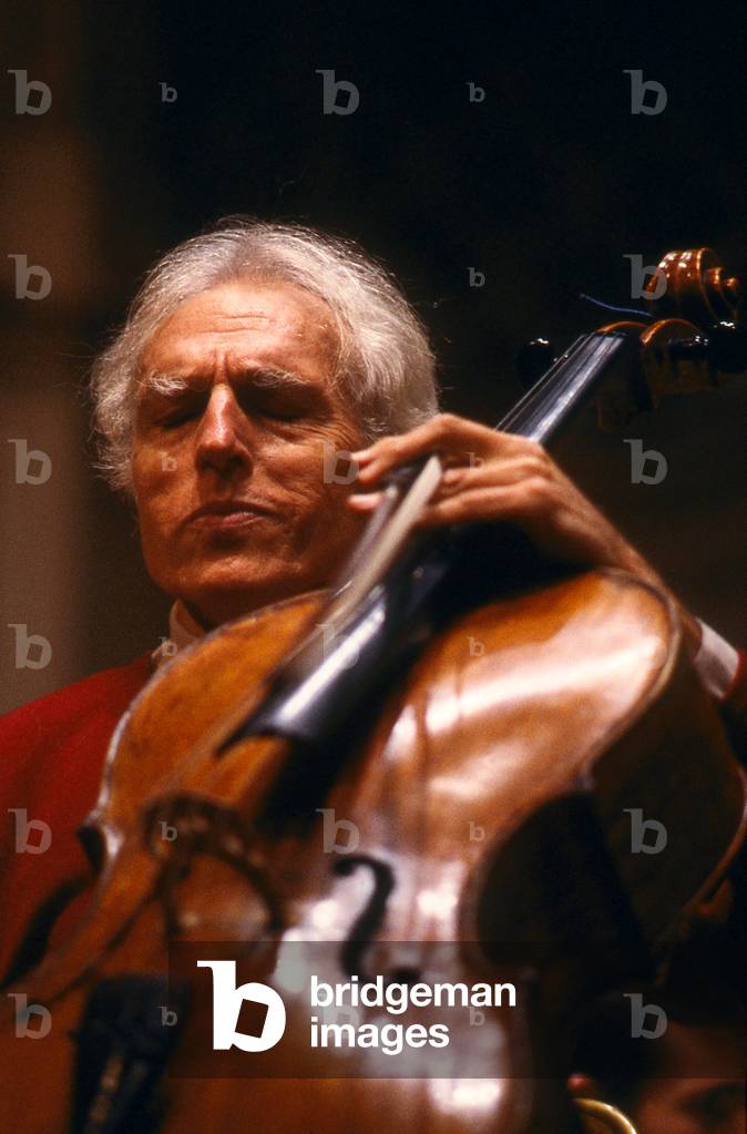 Paul Tortelier - Paris, November 1988. French cellist, 21 March 1914 - 18 December 1990.