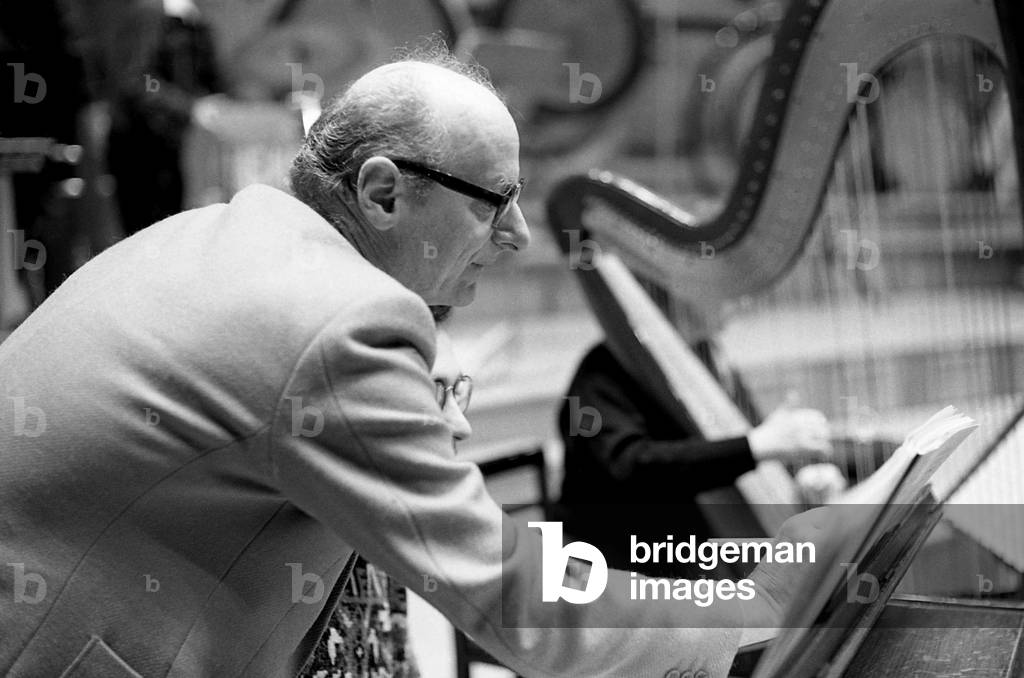 Serge Nigg, 1987 (b/w photo)