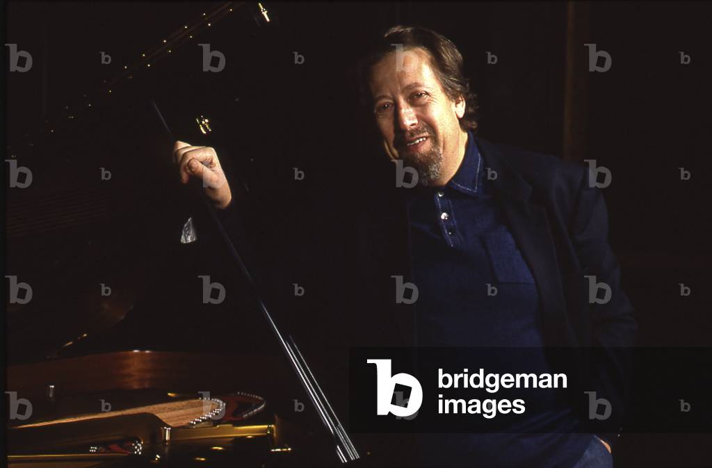 Lazar Berman - portrait of the Russian pianist, June 1988. 26 February 1930 - 6 February 2005.