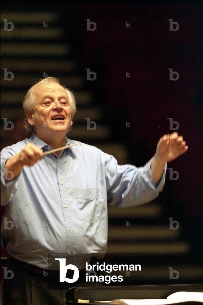 Zoltan Pesko conducting, February 2006. Hungarian composer, b. 15 February 1937