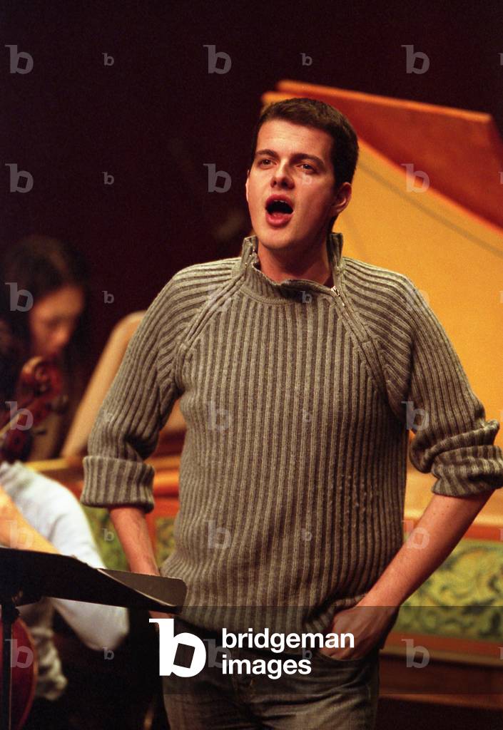 Philippe Jaroussky - portrait of French counter - tenor, 2005. b. 1978 -