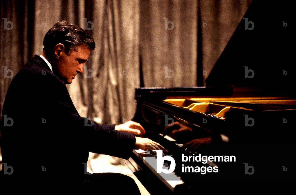 Eugène Istomin in Paris, 1991. American pianist, 26 November 1925 - 10 October 2003.