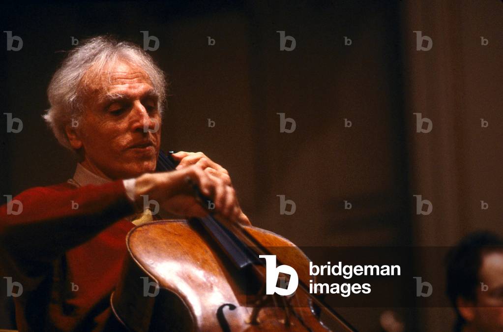 Paul Tortelier - Paris, November 1988. French cellist, 21 March 1914 - 18 December 1990.