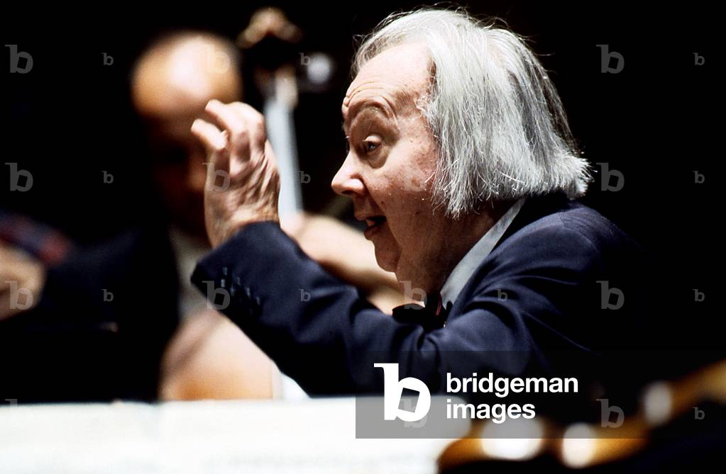 Sandor Vegh Hungarian violinist and conductor - 1912 1997. Paris 03 1993