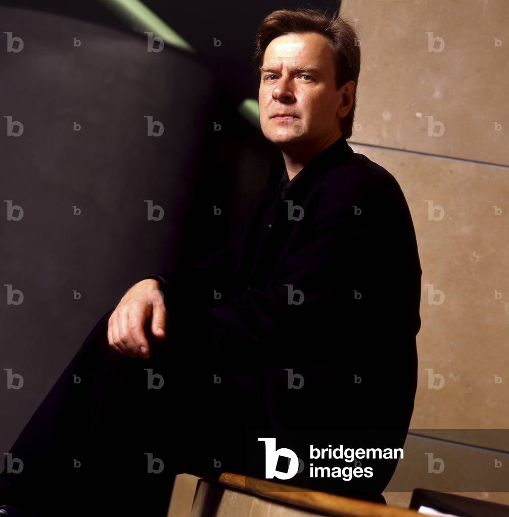 Magnus Lindberg in 1999, Paris, France. Finnish composer and pianist b. 1958