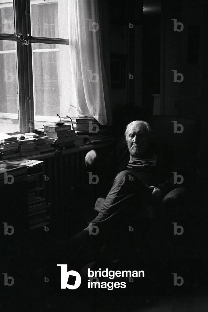 André Masson - Portrait of the French painter (1896 1987) - Paris 1986