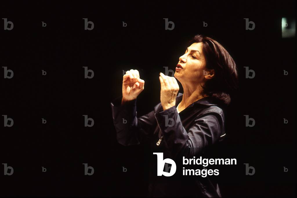 Claire Gibault - French conductor, Paris, 2000.