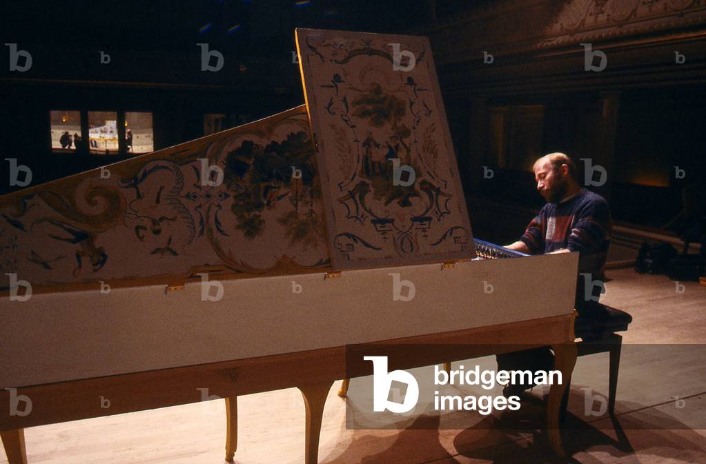 Scott Ross - American harpsichordist, 'Salle Gaveau' concert hall, Paris, France, 1988. S.R.:1951-1989
