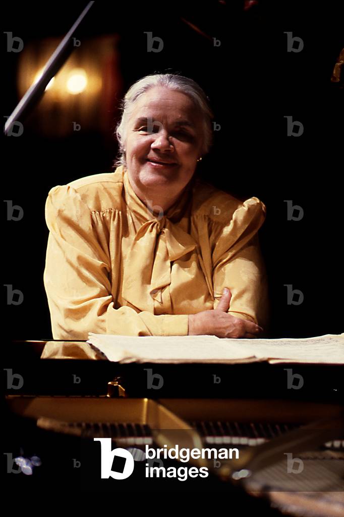 Tatiana Nikolaieva Russian pianist -1924 1993. Paris - 1989