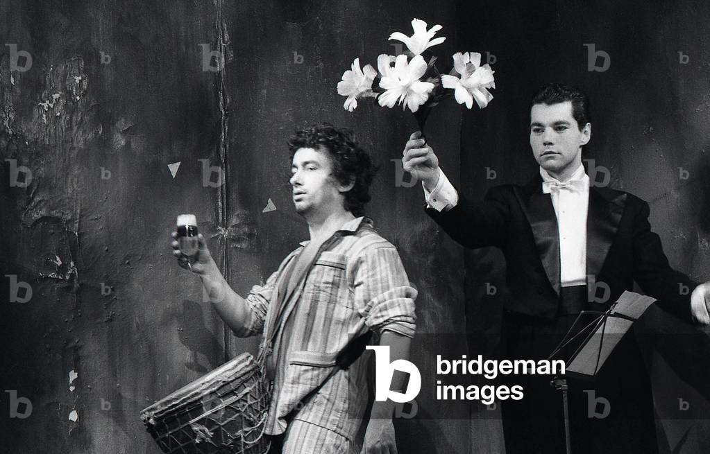 Societe adoucie, Georges Aperghis (b/w photo, 1983)