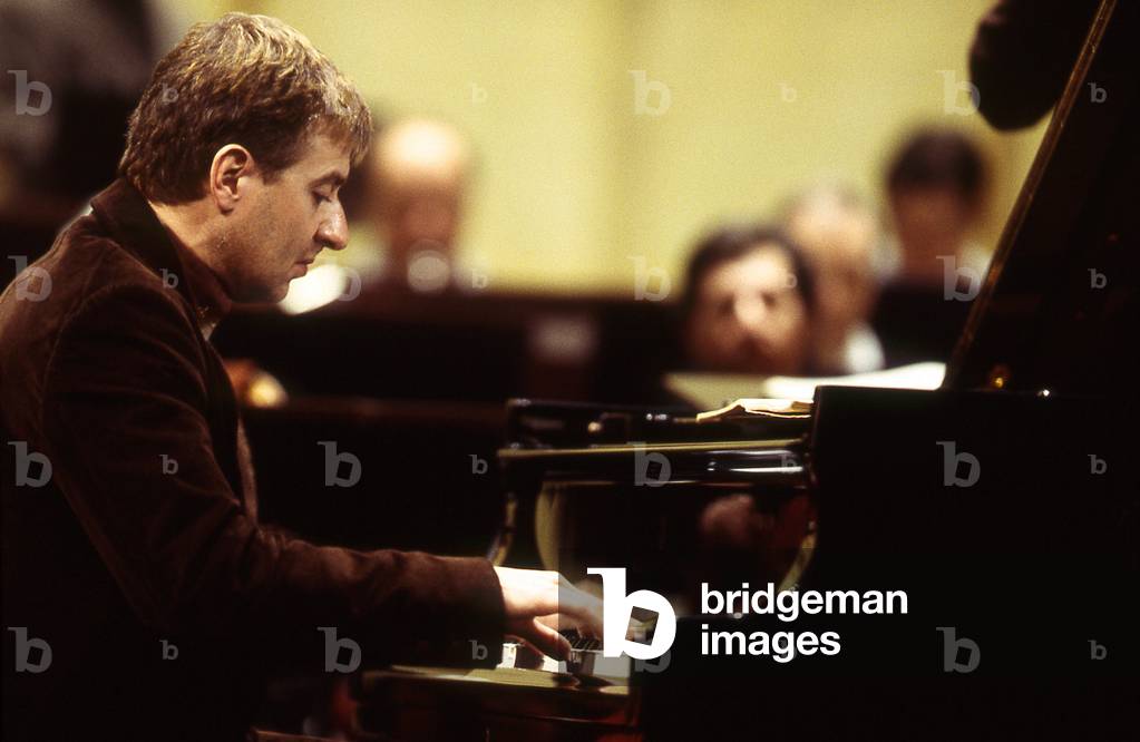 Jean-Ives Thibaudet - French pianist with the 'Orchestre Philharmonique de Radio France', Paris, France, February 2003