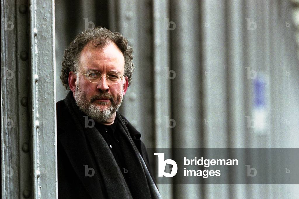 Simon Bainbridge. Portrait photograph taken in Paris, February 2006. English composer, born in 1952.