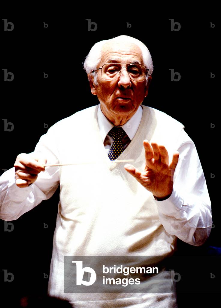 Ferdinand Leitner (1912 - 1996) German conductor, Paris 1991.