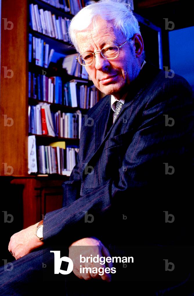 Emmanuel Leroy-Ladurie (b. 1929) - portrait. French Historian. Collège de France, Paris 1997.