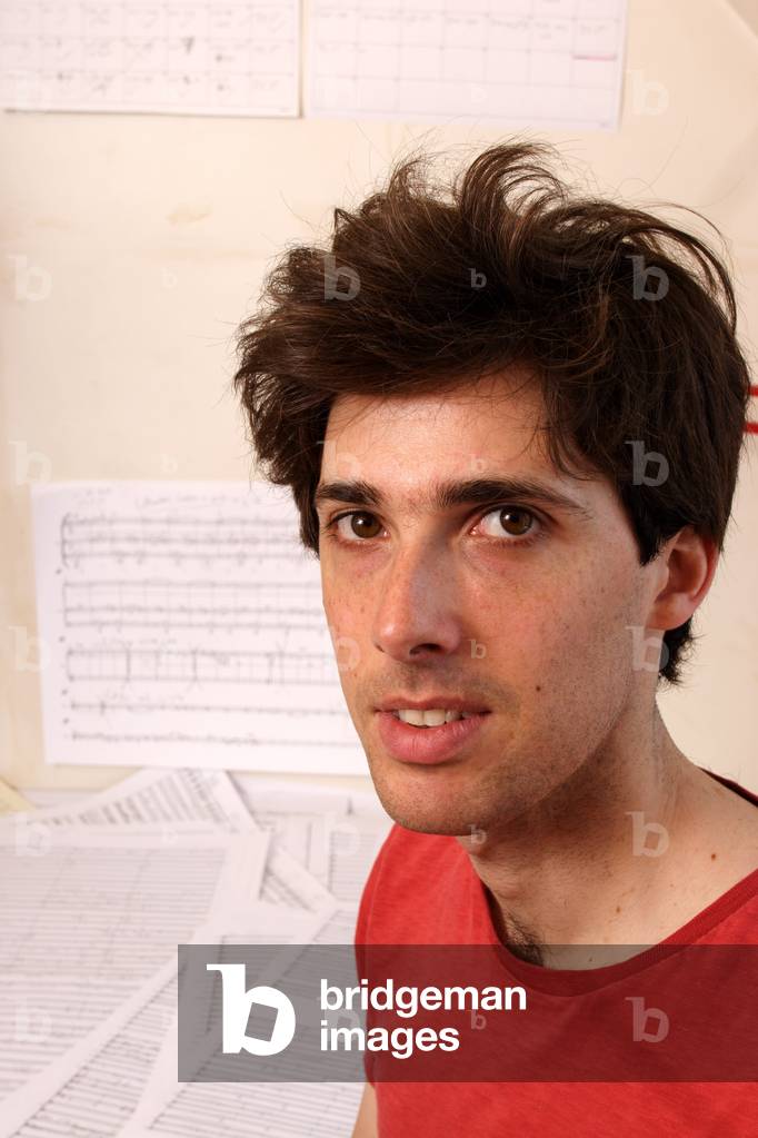 Ben Foskett (b. 1978) - portrait of the British composer, Paris, June 2009.