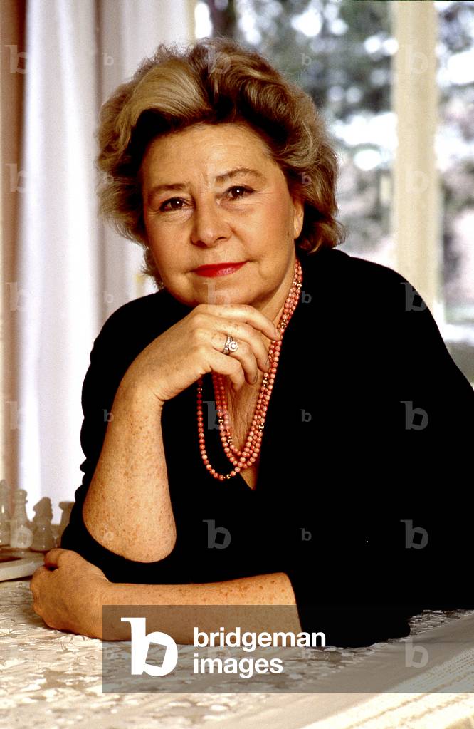 Christa Ludwig in 1991, Paris, France. German mezzo-soprano b. 1928