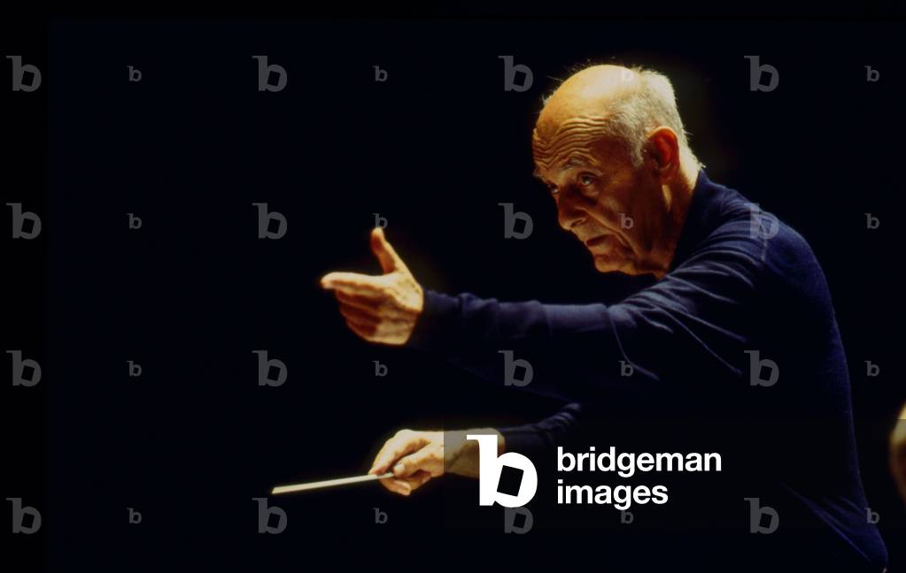Georg Solti at the Salle Pleyel, Paris, 1995 (photo)