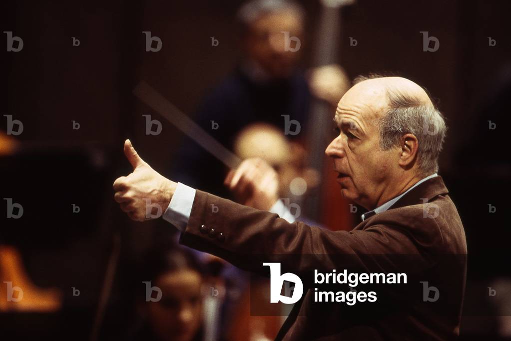 Mathias Bamaert - Portrait of the Swiss conductor born 05 07 1942 - Reharsing in Paris 02 2003