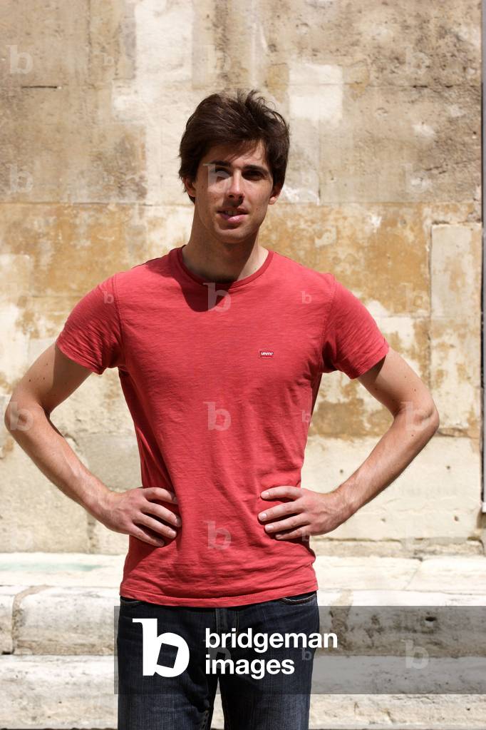 Ben Foskett in his Paris home. German born composer in 1977. 1 June, 2009