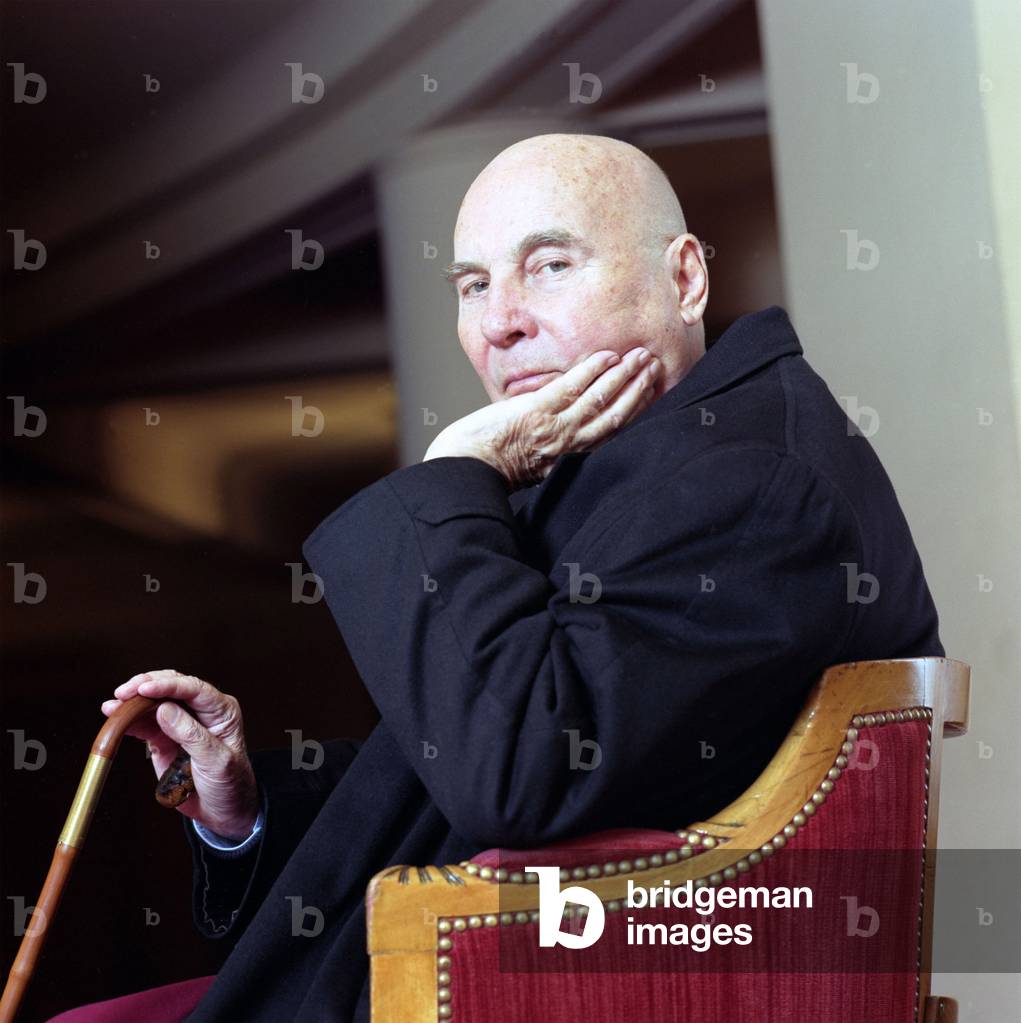 Hans Werner Henze at the Théatre des Champs Elysées, Paris,  2001.  HWH: German composer, 1 July 1926  27 October 2013.