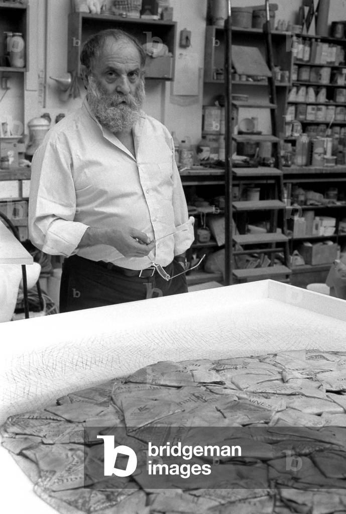 César Baldaccini, Paris, 1983. French sculptor, 1 January 1921 - 6 December 1998